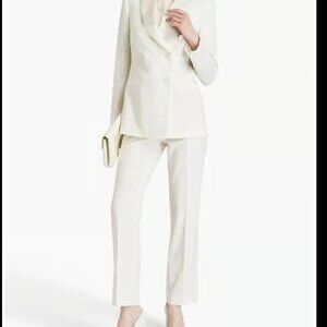 Paul Smith Women's White Blazer Wool, Elastane Ivory Size 42